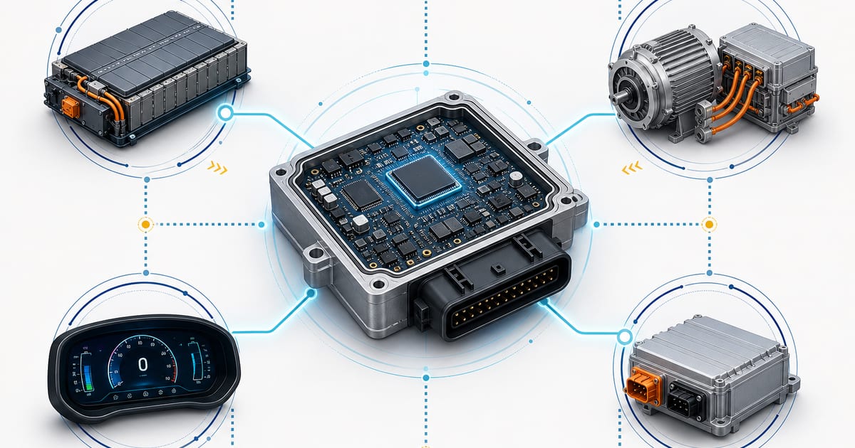 Vcu Control Module Exploded View Vehicle Control Unit (VCU): What a VCU Does — Youlai