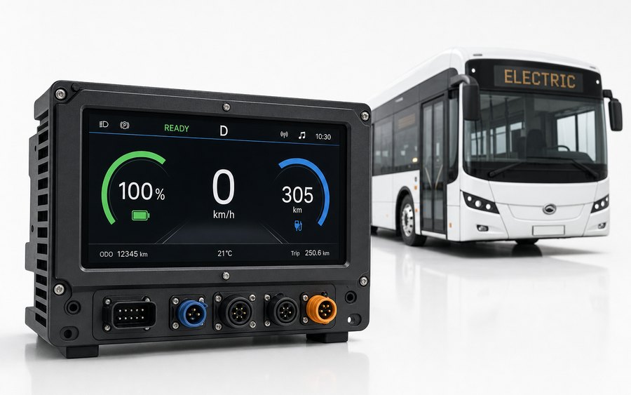 Youlai electronics box with a city bus