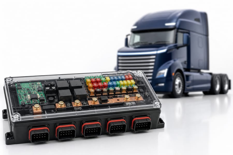 Youlai vehicle electronics box with a heavy truck