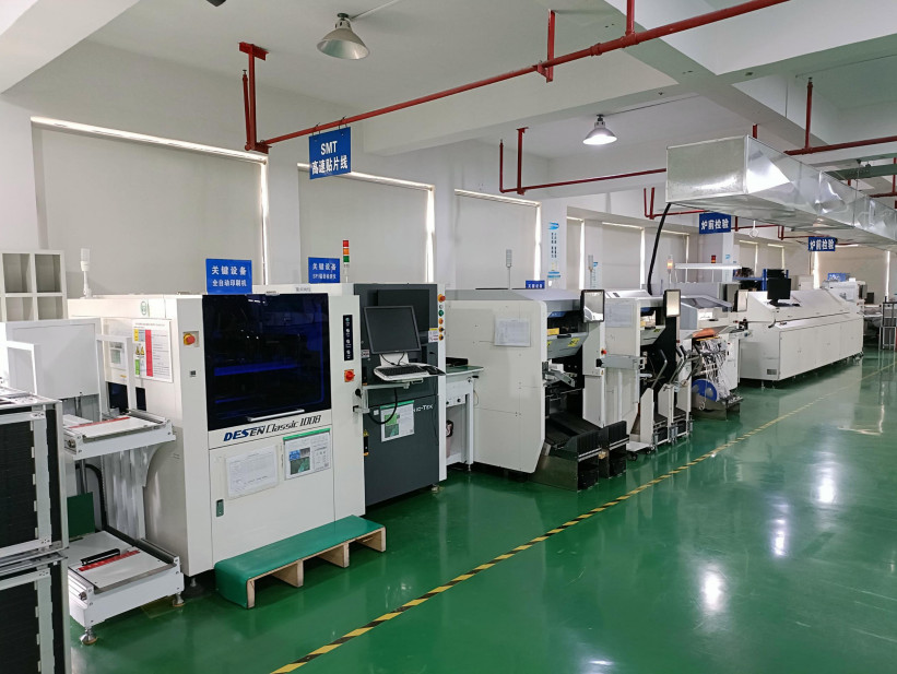 Youlai SMT high-speed pick-and-place line — DESEN Classic 1008 in operation