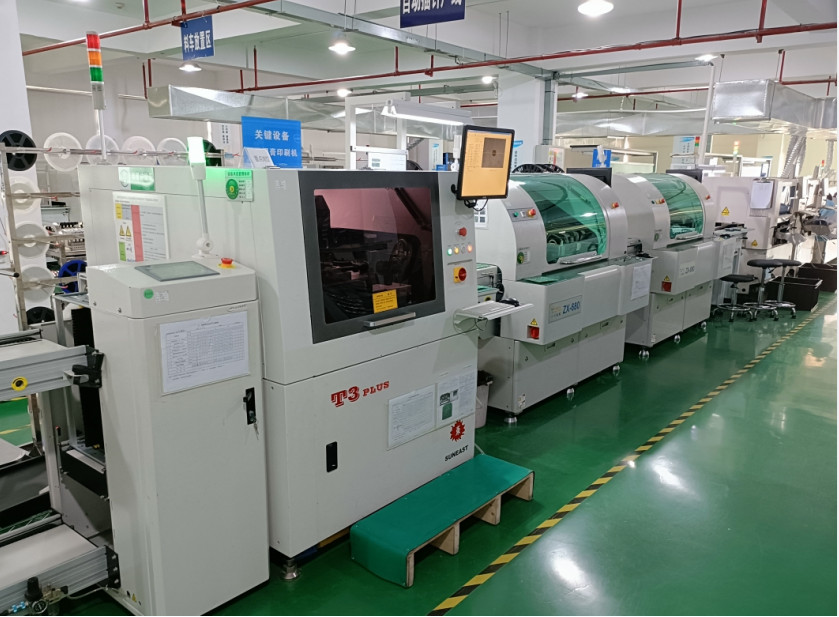 SMT insertion / reflow line at Youlai's Changsha factory