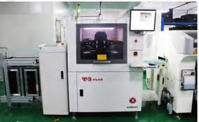 T3 PLUS solder paste printer on Youlai's SMT line