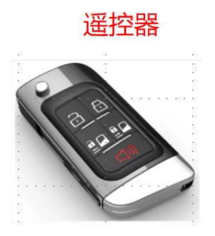 EBX-2207 optional 6-button PKE keyfob