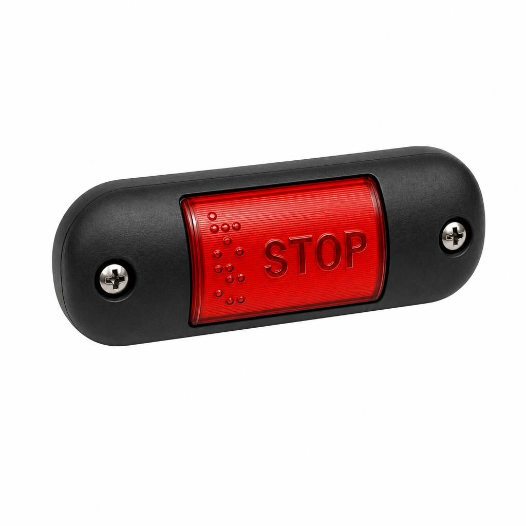 JDK-2306 Wired Bus Stop Button (Vibration + Braille)