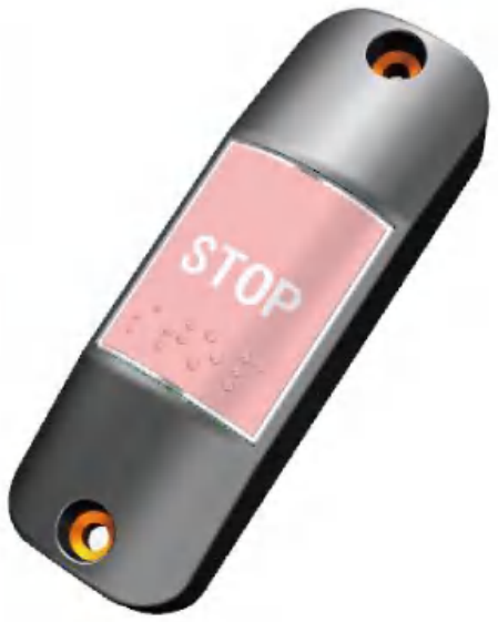 TDK-2406 wireless bus stop-request button
