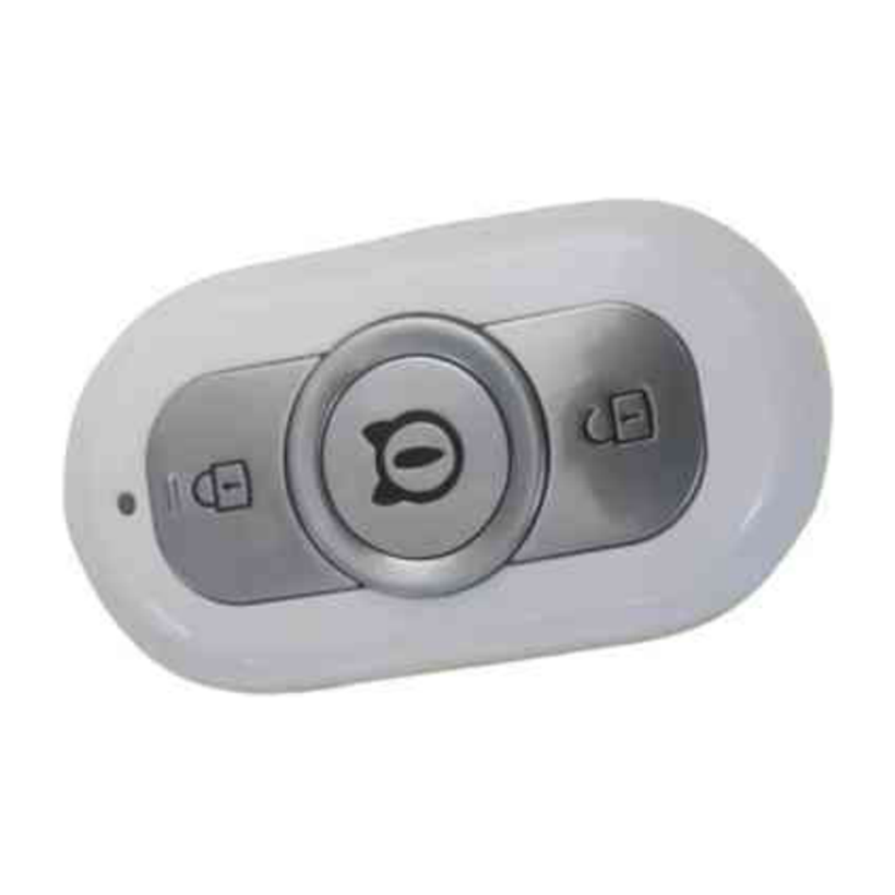 YDK-2401 remote key fob — a handheld plastic key fob with lock, unlock and find-car buttons